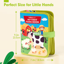 Carica l'immagine nel visualizzatore di Gallery, hahaland Busy Board Libro Montessori Interattivo 1 Anno - Busy Book Sensoriale Educativo Giochi Montessori 1 2 3 Anni - Pannello di Feltro attività Valigetta Montessori Regalo Bambino