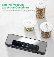 Carica l&#39;immagine nel visualizzatore di Gallery, Macchina Sottovuoto per Alimenti Professionale 65 kpa Hilifix, Con sigillo più lungo da 30mm Sigillatore sottovuoto per alimenti freschi sia secchi che umidi, buste per aspirare inclusi