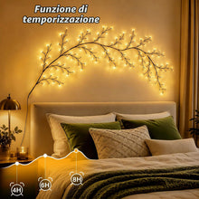 Carica l'immagine nel visualizzatore di Gallery, Ollny Willow Vine - Catena luminosa con 144 LED, per camera da letto