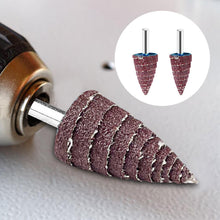 Carica l'immagine nel visualizzatore di Gallery, Fousenuk 20 pezzi Dischi Lamellari, Flap Wheel 10 Dimensioni Diverse per Lucidatura con Stelo in Metallo, Ruota Lamellar