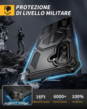 Carica l'immagine nel visualizzatore di Gallery, Lanhiem Cover per Samsung A18/A16/A17/A26 5G, 16FT Magnetica Antiurto, Nero