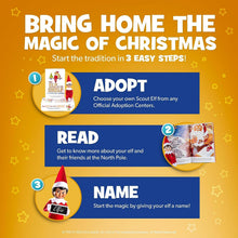 Carica l'immagine nel visualizzatore di Gallery, Elf on The Shelf | Elfo Natale Pupazzo | Femmina Elfo con Libro per Bambini in Inglese | Elfo sulla Mensola