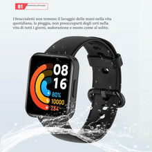 Carica l'immagine nel visualizzatore di Gallery, 2 Cinturini Compatibili con Xiaomi Redmi Watch 2Lite &amp; POCO Watch Cinturino in Silicone Braccialetti Sportivi Impermeabi