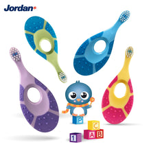 Carica l'immagine nel visualizzatore di Gallery, Jordan* ® | Step 1 Spazzolino da denti Bambini | Spazzolino per bambini di età 0-2 anni | Setole morbide, senza BPA |Col