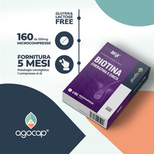 Carica l'immagine nel visualizzatore di Gallery, Integratori per Capelli, Biotina, Cheratina, Zinco. Vitamine per Capelli