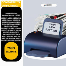 Carica l'immagine nel visualizzatore di Gallery, MLT-D111L MLT-D111S SU799A 1800 copie Toner compatibile con Samsung Xpress M2026W M2026 SL-M2070 SL-M2070W SL-M2070F SL-