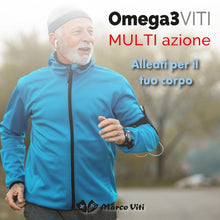 Carica l'immagine nel visualizzatore di Gallery, Omega3 Multi Azione, 60 Perle Softgel da 1.4 g, Integratore di Acidi Grassi Essenziali per Salute Cardiovascolare e Cere