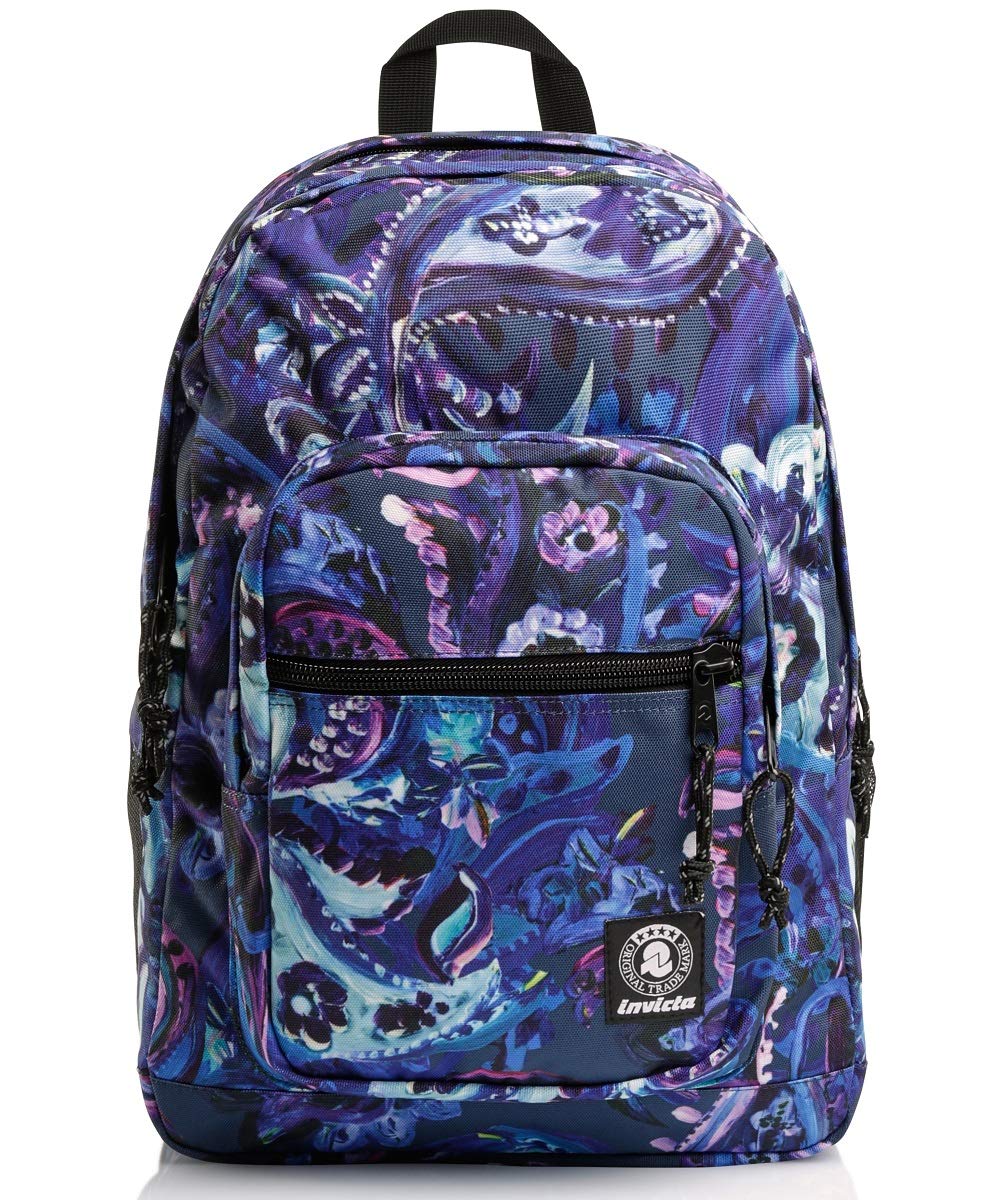 INVICTA Zaino, JELEK, Zaino Doppio Scomparto -Tasca Porta PC, Tasca Porta Borraccia, Zaino Scuola, Viaggio & Tempo Libero, Maxi Capienza 38 LT