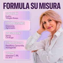 Carica l'immagine nel visualizzatore di Gallery, Integratore Menopausa | Isoflavoni di Trifoglio Rosso, Kudzu e 13 Nutrienti