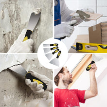 Carica l'immagine nel visualizzatore di Gallery, Set di 4 pz raschietti a spatola per carta da parati, per vernice e stucco