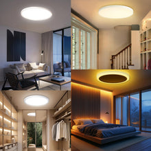 Carica l'immagine nel visualizzatore di Gallery, JESLED Plafoniera LED Soffitto con Telecomando, 30W Plafoniera Camera da Letto Dimmerabile 3000K-6500K Adatto per il Let