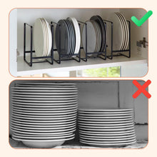 Carica l'immagine nel visualizzatore di Gallery, Avilia Scolapiatti Verticale in Metallo Set 4, Porta Coperchi, 2 Misure