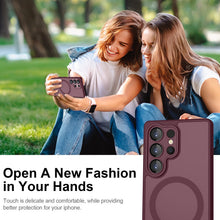 Carica l'immagine nel visualizzatore di Gallery, YUANDMI Per Samsung Galaxy S24 Ultra Custodia compatibile con MagSafe, Custodia per Samsung Galaxy S24 Ultra Magnetica O