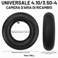Carica l'immagine nel visualizzatore di Gallery, 2 Pezzi 4.10/3.50-4 Camera d'aria con carriola per Ruote di Carriole, Camera d'Aria Multiuso, per Carrelli a Mano, Veico