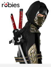 Carica l'immagine nel visualizzatore di Gallery, Rubies Set Armi Ninja per la Schiena per Bambini, Katane per completare Il Costume Ninja, Accessori, Taglia Unica, Unise