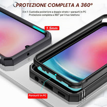 Carica l'immagine nel visualizzatore di Gallery, LeYi Cover per Samsung A25 5G con Vetro Temperato [2 Pack](Nero)