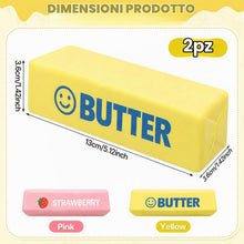 Carica l'immagine nel visualizzatore di Gallery, 2PCS Squeeze Giocattoli,Giocattolo da Spremere di Burro,Butter Squishy