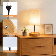 Carica l'immagine nel visualizzatore di Gallery, Lampada da Comodino Touch Dimmerabile, 3 Temperature di Colore
