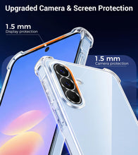 Carica l'immagine nel visualizzatore di Gallery, FLLAO Cover per Samsung Galaxy A18/A17 5G/4G, TPU Bumper, Trasparente