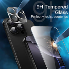 Carica l'immagine nel visualizzatore di Gallery, JETech Cover Opaca 5 in 1 per iPhone 16 Pro, Nero