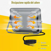 Carica l'immagine nel visualizzatore di Gallery, CREATESTAR Faretto Led da Esterno 200W, Faretti Led Esterni 6500K 20000LM luce bianca fredda, IP66 Impermeabile Faro Est