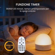 Carica l'immagine nel visualizzatore di Gallery, Bonlux Luce notturna ricaricabile per bambini con telecomando
