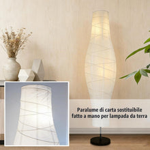 Carica l'immagine nel visualizzatore di Gallery, Paralumi per Lampade da Pavimento 112cm Paralume in Carta per Lampade Terra