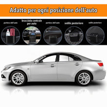 Carica l'immagine nel visualizzatore di Gallery, Einesin Pattumiera per Auto, Mini Cestino Portaoggetti per Auto con Coperchio e 40 Sacchetti Spazzatura, Piccolo Conteni