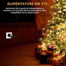 Carica l'immagine nel visualizzatore di Gallery, Joycome Trasformatore Luci di Natale 31V 6W AC Alimentatore