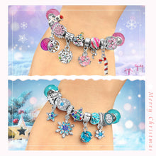 Carica l'immagine nel visualizzatore di Gallery, WEVOL Calendario Avvento 2024 Bambina Natale Ragazze Calendario dell Avvento Kinder Fai da Te Gioielli Artigianato Regali Braccialetti con Ciondoli Regalo di Natale Ragazze 5 6 7 8 9 10 11 12 13 Anni