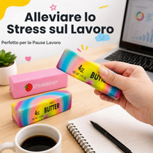 Carica l'immagine nel visualizzatore di Gallery, 2 Pezzi Butter Squishy,Giocattolo da Spremere Antistress Squishy Burro