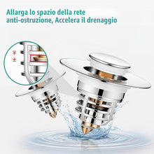 Carica l'immagine nel visualizzatore di Gallery, Diboniur Tappo Lavandino Bagno del Aggiornato, Tappo Bidet Migliorato