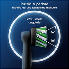 Carica l'immagine nel visualizzatore di Gallery, Oral-B Testine di Ricambio, Cross Action, Nere, 16 Ricambi