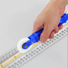 Carica l'immagine nel visualizzatore di Gallery, PATIKIL LED Striscia Canale Utensile Rullo, Ruote Scanalatura U con Maniglia Plastica Strumento Installazione Rapida per