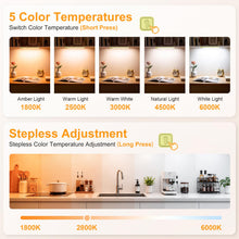 Carica l'immagine nel visualizzatore di Gallery, Gritin Gen 2 Luce LED Sottopensile Cucina 32.3CM/2PZ-5 Colori&amp;6 Luminosità