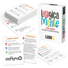 Carica l'immagine nel visualizzatore di Gallery, Ludic - Logicamente - 150 Sfide di Logica e Problem Solving | Giochi di Carte, Perfetto Gioco Da Tavolo Per Tutta La Fam