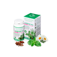 Carica l'immagine nel visualizzatore di Gallery, Armores Natura Integratori Alimentari, Carbone Vegetale Complex, per la Riduzione Del Gonfiore, con Carbone Attivo ed Estratti Vegetali di Camomilla, Anice Stellato, Cumino e Menta, 60 capsule