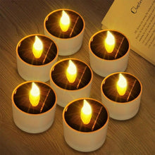 Carica l'immagine nel visualizzatore di Gallery, Confezione da 6 Lumini a Batteria, Candele Led Set, 4 Pezzi Candele Led Senza Fiamma, Candele Senza Fiamma per Feste, Ma