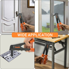 Carica l'immagine nel visualizzatore di Gallery, Rivettatrice Manuale con 200 Pezzi Rivetti, Professionale Pistola rivettatrice robusta, 4 Misure 2,4MM-3,2 MM-4,0MM-4,8M