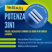 Carica l'immagine nel visualizzatore di Gallery, WoldoClean Pulitore Lavatrice 3in1 24 Pastiglie - Cura Anticalcare Odori