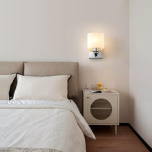 Carica l'immagine nel visualizzatore di Gallery, HARPER LIVING applique da parete interno, E14 Lampada da parete con interruttore, Illuminazioni per pareti con paralume 