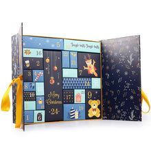 Carica l'immagine nel visualizzatore di Gallery, Esportic Calendario dell'Avvento, 24 scatole Colorate per Installazione e riempimento, riutilizzabili, Bambini e Adulti, Calendario di Natale, 33,00 x 30,50 x 8,50 cm