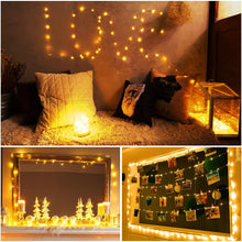 Carica l'immagine nel visualizzatore di Gallery, Stringa Luci Led, 30M 300Led IP65 Impermeabile Catene Luminose Rame, Illuminazione Decorazioni per Natale, matrimonio, f
