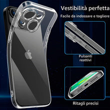 Carica l'immagine nel visualizzatore di Gallery, Captor Cover Trasparente per Apple iPhone 14 6.1 Pollici, Custodia TPU in Silicone Flessibile Morbida e Sottile, Alta Qu