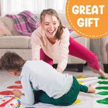 Carica l&#39;immagine nel visualizzatore di Gallery, WUGU Twisting Gioco, Gioco di Gruppo con Pad, Family Floor Gioco di società, Giochi di abilità di Squadra, Adatto per Feste di Compleanno e Riunioni (Punto Rotondo)