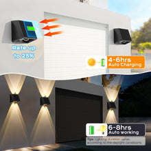 Carica l'immagine nel visualizzatore di Gallery, Quntis Applique LED Esterno Solare Bianca Calda e Colore