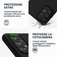 Carica l'immagine nel visualizzatore di Gallery, kwmobile Custodia Compatibile con Samsung Galaxy A52 / 5G / A52s 5G Cover - Back Case per Smartphone in Silicone TPU - P