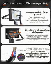 Carica l'immagine nel visualizzatore di Gallery, MEIKEE 30 W - Proiettore LED con sensore di movimento, 30 s 2820 lm, bianco freddo, 6500 K, IP66, impermeabile, illumina