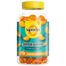 Carica l'immagine nel visualizzatore di Gallery, Supradyn Difese Gummy, Multivitaminico Immunitarie Adulti, 120 Gommose