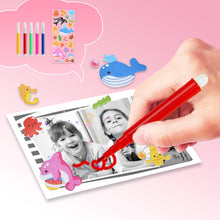 Carica l'immagine nel visualizzatore di Gallery, ASTGMI Macchina Fotografica Bambini Istantanea, 2,4 Pollici 1080P Fotocamera Bambini Selfie con Carta da Stampa e 32GB Scheda, Giocattolo Regalo di Natale Bambino e Bambina 3 4 5 6 7 8 Anni (Rosa)